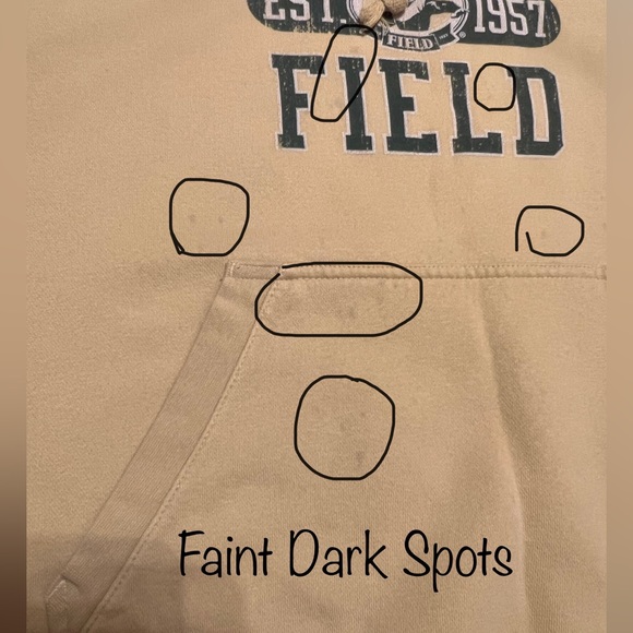 ‼️SOLD‼️ PACKERS Hoodie- LAMBEAU FIELD -in Gold/Green- Unisex- XXL 🏈 - Picture 14 of 16